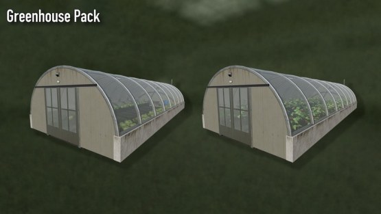 Мод теплицы «Greenhouse Pack» для Farming Simulator 2019