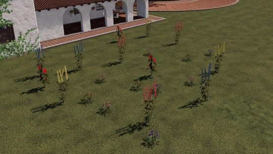 Мод «Пак размещаемых цветов» для Farming Simulator 2019