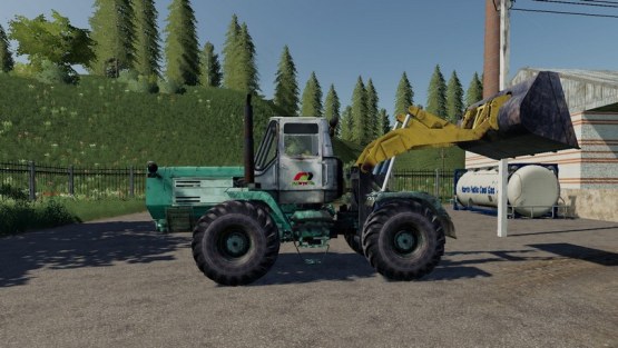 Мод ХТЗ Т-150К TO-25 Погрузчик для Farming Simulator 2019