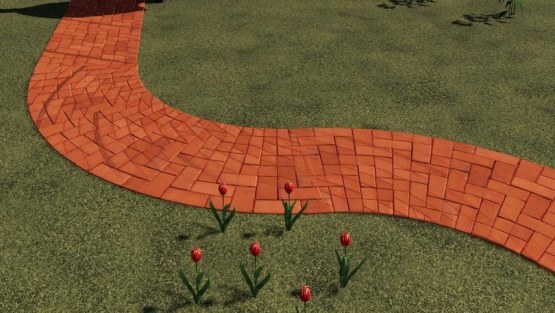 Мод «Размещаемая тротуарная плитка» для Farming Simulator 2019
