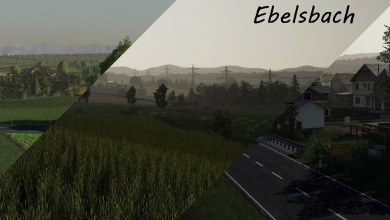 Карта «Ebelsbach» для Farming Simulator 2019