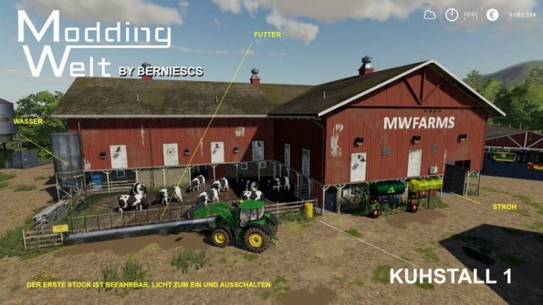 Мод «MW Hof Pack - USA Edition» для Farming Simulator 2019