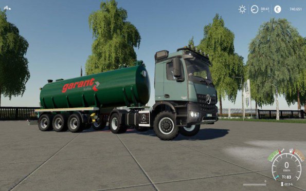 Мод «Mercedes Arocs Agrar» для Farming Simulator 2019