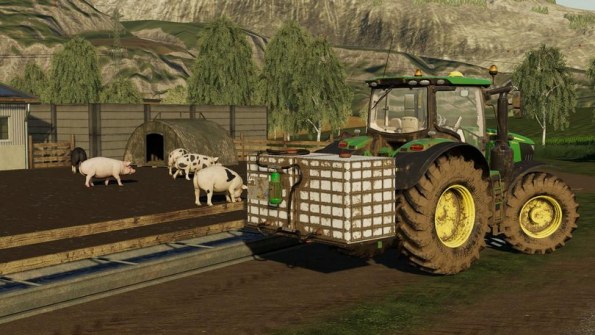 Мод «Homemade IBC Front Tank» для Farming Simulator 2019