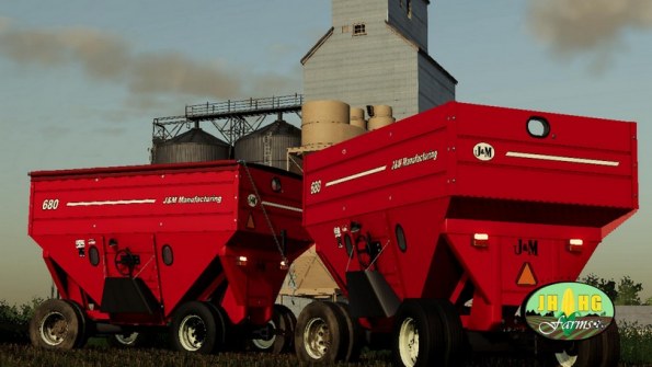 Мод «J&M 680 Gravity Wagons» для Farming Simulator 2019