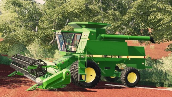 Мод «JD 9XXX Series Combine» для Farming Simulator 2019