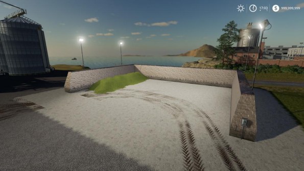 Мод «Lighted Bunker Silo» для Farming Simulator 2019