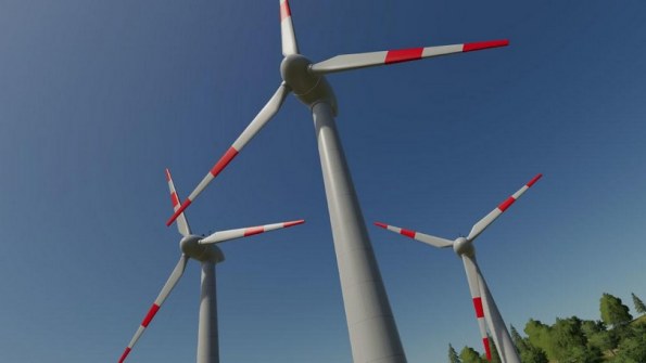 Мод «Ветряная турбина» для Farming Simulator 2019