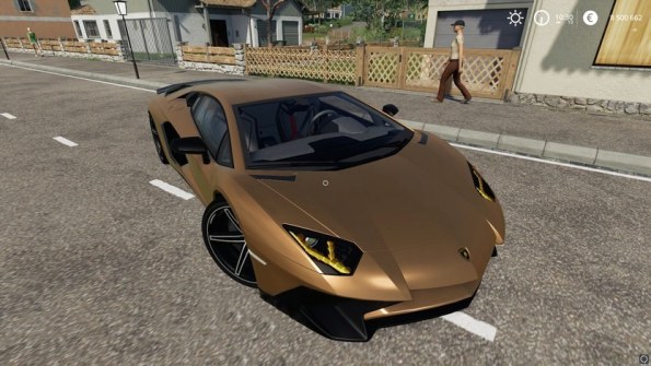Мод «Lamborghini Aventador LP750-4 SV» для Farming Simulator 2019