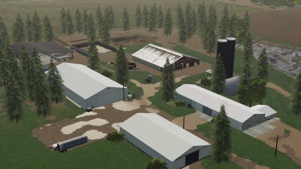 Карта «Windchaser Farms» для Farming Simulator 2019