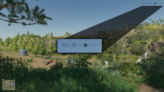 Мод Скрипт «HUD Smart Shade» для Farming Simulator 2019