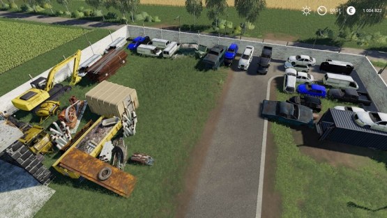 Мод «Автомобильная свалка» для Farming Simulator 2019