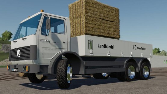 Мод «Mercedes Benz SK 1632 Flatbad» для Farming Simulator 2019
