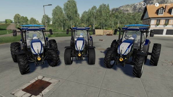Мод «New Holland T6 Blue Power» для Фермер Симулятор 2019