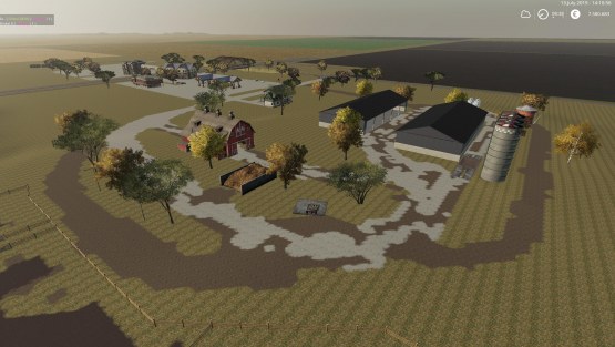 Огромная карта «Cornbelt» для Farming Simulator 2019