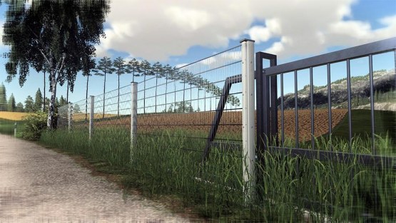 Мод «Mech-Fence» для Farming Simulator 2019