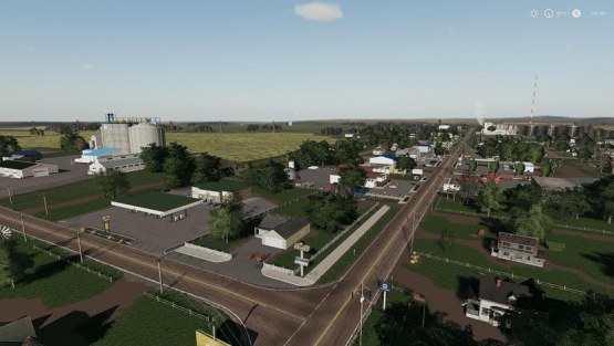 Карта «CountyLine RUS» для Farming Simulator 2019