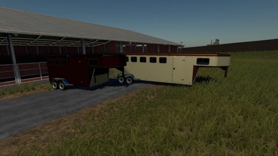 Мод  «Horse trailers» для Farming Simulator 2019