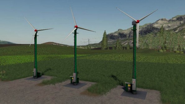 Мод «Малая ветряная турбина» для Farming Simulator 2019