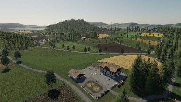 Карта «Schwatzingen Map» для Farming Simulator 2019