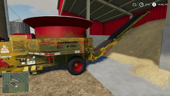 Мод «Haybuster H-1130 tub grinder» для Farming Simulator 2019