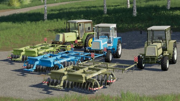 Мод борона «B402 Disc Harrow» для Farming Simulator 2019
