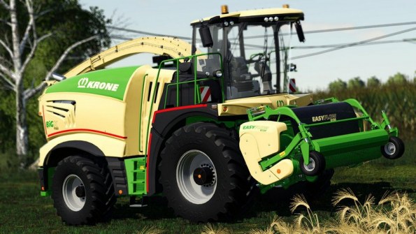 Мод «Krone BiGX Serie 1 & 3» для Farming Simulator 2019