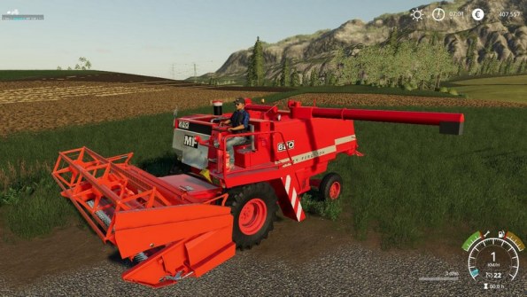 Мод комбайн «Massey Ferguson 620» для Farming Simulator 2019