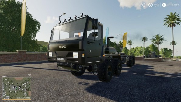 Мод «КРАЗ-7634HE» для Farming Simulator 2019