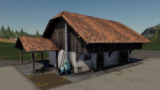 Мод «Старый европейский сарай» для Farming Simulator 2019