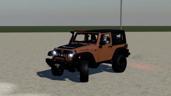 Мод внедорожник «Jeep Rubicon» для Farming Simulator 2019