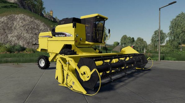 Мод «New Holland TC 57 + Жатка» для Farming Simulator 2019