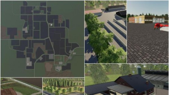 Карта «Grafschaft Kirchenau» для Farming Simulator 2019