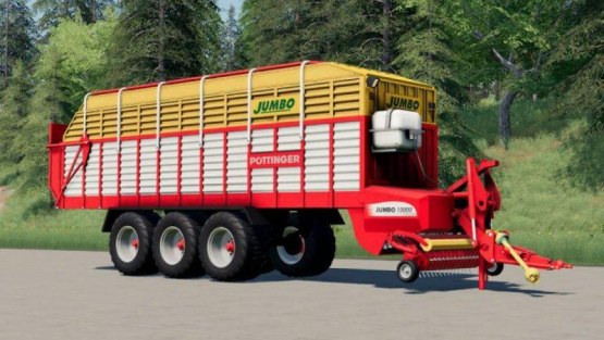 Мод «Pottinger Jumbo Loading Wagon (43000 Liters)» для FS 2019