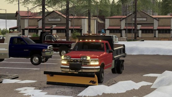 Мод «One Ton Dump Pack with Fisher plow» для FS 2019
