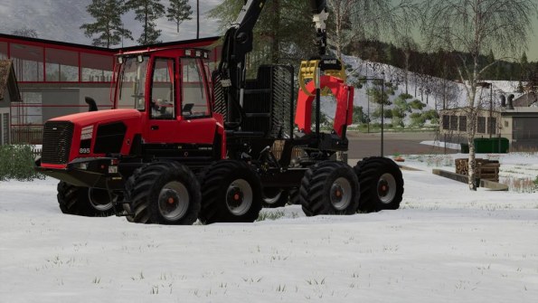 Мод «Komatsu 895 Clambunk» для Farming Simulator 2019