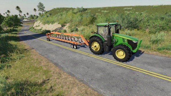 Мод валковая жатка «Schikel V Rake» для Farming Simulator 2019