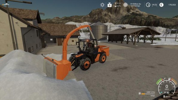 Мод «Snow Melter Pack» для Farming Simulator 2019