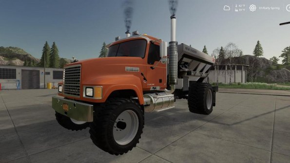 Мод «Mack Pinnacle Spreader Truck» для Farming Simulator 2019