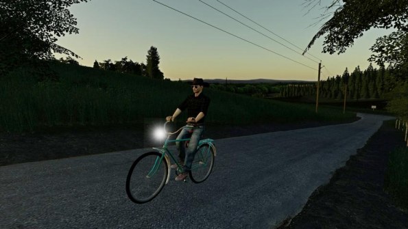 Мод «Daru (Велосипед)» для Farming Simulator 2019