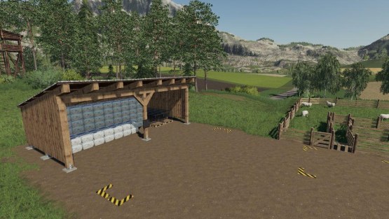 Мод «Хранилище шерсти - Wool Storage» для Farming Simulator 2019