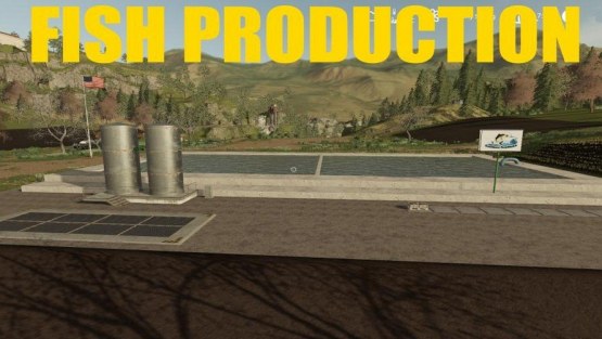 Мод «Рыбная ферма - Fish Production» для Farming Simulator 2019