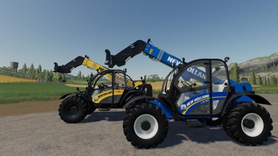Мод «New Holland Telehandler Pack» для Farming Simulator 2019