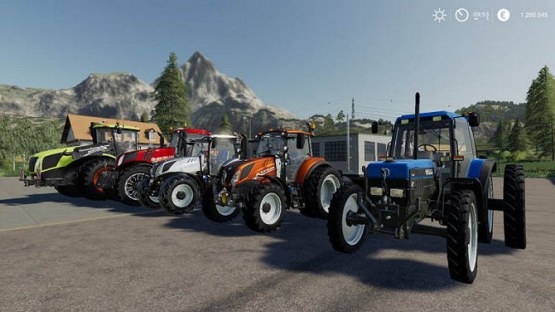 Мод «Iconik New Holland Tractors» для Farming Simulator 2019
