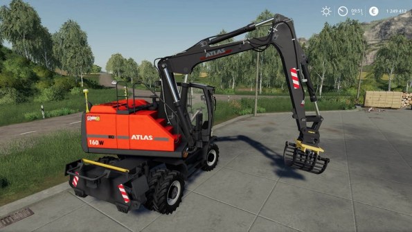 Мод «Excavator ATLAS Pack» для Farming Simulator 2019