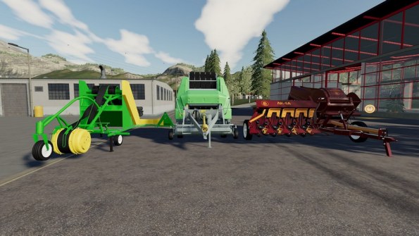 Мод «Пак для уборки льна» для Farming Simulator 2019