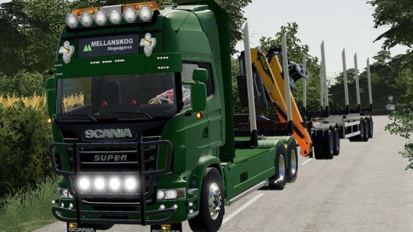 Мод «Scania R730 Log Truck» для Farming Simulator 2019