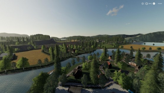 Карта «Riverview» для Farming Simulator 2019