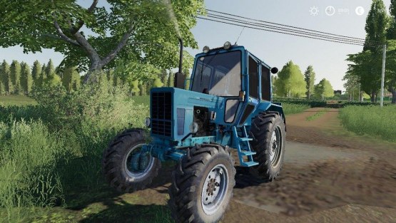 Мод трактор «МТЗ-82 UK» для Farming Simulator 2019
