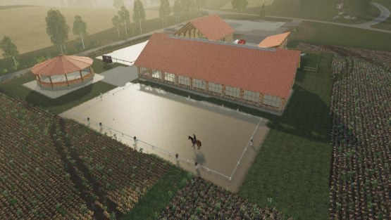 Мод Конный центр «Riding Facility» для Farming Simulator 2019